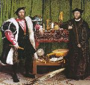 Hans holbein the younger Double Portrait of Jean de Dinteville and Georges de Selve china oil painting reproduction